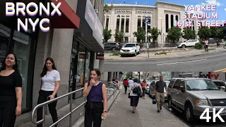 EXPLORING THE BRONX  EAST 161ST. STREET AND YANKEE STADIUM [4K] NEW YORK USA (07 21, 23)!!!