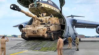 US Air Force Genius Methods to Transport Largest Tanks and Armored Vehicles