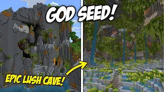 EPIC Minecraft 1.20 Bedrock Seed - GIANT Lush Cave!