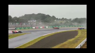 Full Video of Gasly's Tractor Incident | Japan F1 2022