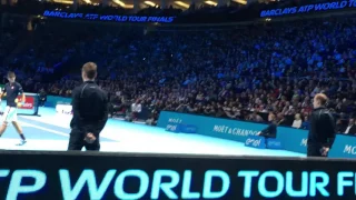 ATP World Tour Finals 2016 F - Andy Murray Vs Novak Djokovic (court level)