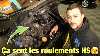 Porsche 911, le moteur est bruyant!! Problème de roulement ?!😬On s'en occupe!!💪