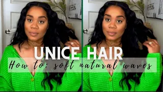 Natural Traditional Sew-in ft Unice Hair 2022| How to Create the Perfect Natural Waves