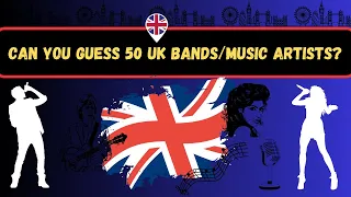 Guess the UK BAND/MUSIC ARTIST 🎵🎙️💿 | Trivia/Quiz/Challenge