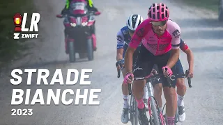 Jumbo-Visma's Curious Chase Tactics | Strade Bianche 2023 | Lanterne Rouge x Zwift