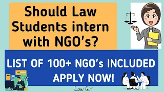 NGO law internship opportunities for law students| NGO internship beneficial for law students