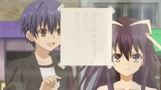 Date-A-Live II Dub Episode 1 Shido uses Tohka's weakness