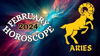 February Horoscope ARIES | Zodiac Predictions |2024 #2024 #astrology #viral #horoscope #aries #like