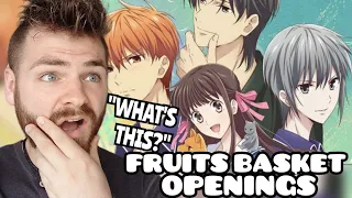 First Time Reacting to "FRUITS BASKET Openings (1-5)" | NEW ANIME FAN! REACTION!