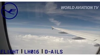 Lufthansa A319 LH16 Full Flight Frankfurt-Hamburg Timelapse [HD]