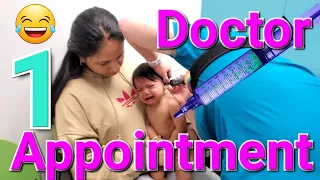 Baby doctor visit | 1 year baby doctor checkup | Toddler doctor visit | 1 year baby wellness visit