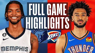 Memphis Grizzlies vs. Oklahoma City Thunder Full Game Highlights | Apr 9 | 2022-2023 NBA Season