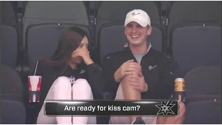 Friendzoned Guy Has an Awkward Moment On The Kiss Cam