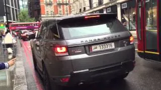 LOUD Range Rover Sport w/ Straight Pipes REVS !!!