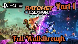 RATCHET AND CLANK RIFT APART PS5 Gameplay Walkthrough FULL GAME 1080P 60FPS - Part 1 [Deutsch]