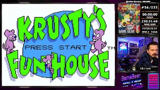 Game Gear After Dark - #56 - Krusty's Fun House - Game Gear - Part 1