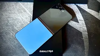 My First Flip is The Samsung Z Flip 5! Unboxing and First Impressions