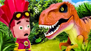 Фиксики в мире динозавров: путешествие во времени 🦕 Мультик из игрушек | Играем с фиксиками