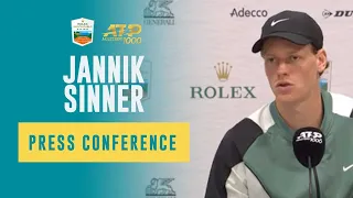 Jannik Sinner Third Round Press Conference | Rolex Monte Carlo Masters 2024