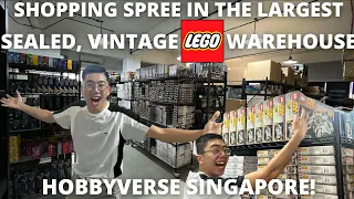 Shopping in a Singapore Sealed Vintage LEGO Warehouse!