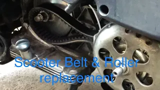 Piaggio Scooter Drive belt and roller replacement (leader engine) Catastrophic belt failure part 2