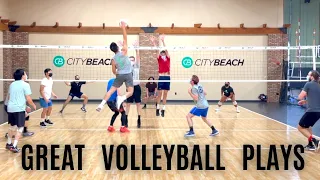 Great Volleyball Plays | Volleyball Scrimmage