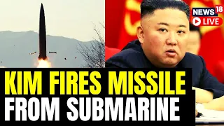 North Korea Launches Missiles From Submarine As U.S.-South Korea Drills Begin | News18 Live