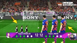 PES 2019 | Tiny Team C.RONALDO vs Giant Team L.MESSI | Penalty Shootout