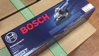 Угловая шлифмашина Bosch GWS 22-230 H 0.601.882.103 (обзор, распаковка)