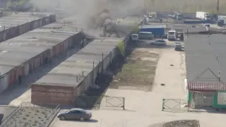 Взрыв гаражах на улице Сибиряков-Гвардейцев