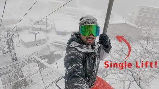 SCARIEST SKI LIFT IN JAPAN | SNOWBOARDING IN JAPAN, 2022