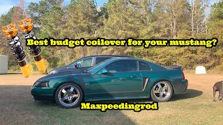 The best budget coilover for your 94-04 Mustang  maxpeeding rod !