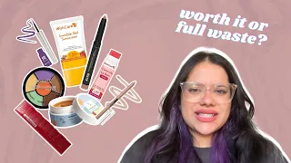 trying HYPED products *unsponsored* | Wishcare, Swiss Beauty, Kiro, Kay Beauty, Harkoi, Maybelline