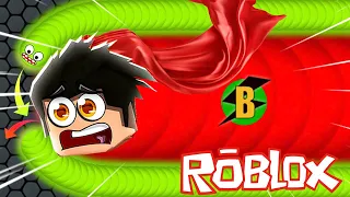 YILAN OLDUM! HER ŞEYİ YEDİM 🐍 Roblox Slither Simulator