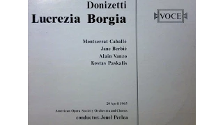 Montserrat Caballe's American Debut - Lucrezia Borgia 1965 Full Opera, Vinyl Source