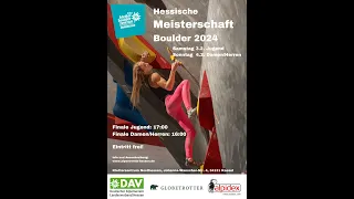 Hessische Bouldermeisterschaft Qualifikation Damen und Herren 2024