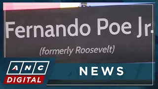 LRT-1 Roosevelt station renamed after Filipino actor Fernando Poe Jr. | ANC