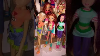 My favorite Winx Club dolls from my NON-TRANSFORMED collection!