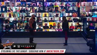 RETRIBUTION swarms Braun strowman in WWE thunderDome: smack down, August 21,2020