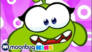 Cut the rope - Om Om - Painting cars with Om Nom and Om Nelle! | ABC 123 Moonbug Kids | Cartoons