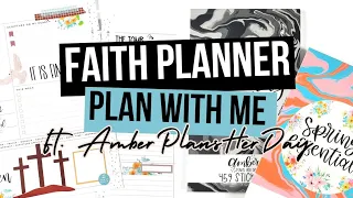 Faith Plan With Me | Happy Planner Faith Planner + AmberPlansHerDay | Faith Planning Routine Update