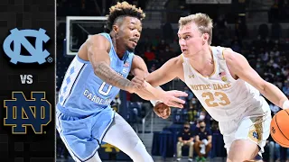 North Carolina vs. Notre Dame Men's Basketball Highlights (2021-22)