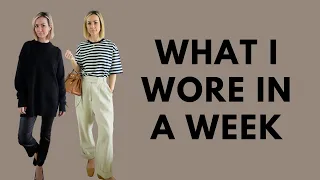 What I Wore in a Week: Aeyde, COS, Frankie Shop and more...