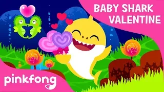 Valentine's Day Sharks❤️ | Baby Shark Valentine | Best Kids Songs | Pinkfong Songs for Children