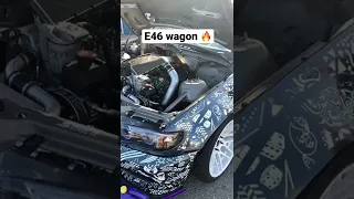 Crazy Car Wrap E46 Turbo Diesel Swapped Wagon 🔥 #bmw