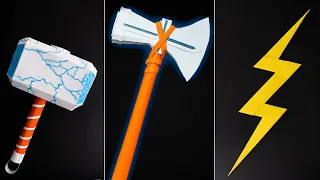 3 Weapons Thor Love and Thunder || Strom breaker Hammer, Mjolnir Electronic Hammer, Zeus Thunderbolt