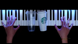 Bach "Coffee Cantata" - Drinking Coffee while Playing the Piano