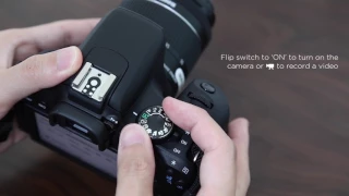 Basic setup tutorial of your first DSLR: Canon EOS 800D