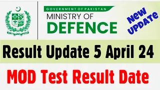 MOD Result New 2024 | MOD screening test result Update | MOD result 2024