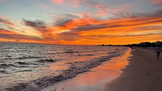 Serene Beach Ambiance: Relaxing Music and Ocean Views of Fort Myers Beach